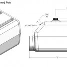 Monarch 14225 Vertical Poly Reservoir 9 x 10 x 20 Inch 5.33 Gallon