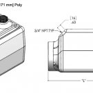 Monarch Bucher K14183 Vertical Plastic Reservoir 6.75 X 6.75 X 7.5 Inch