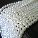 Genuine Fresh Water Round Loose Pearls 5-6mm 16inch Strand