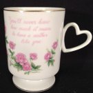 BEAUTIFUL Lefton China Hand Painted Mother  Mug Gold Trim  3