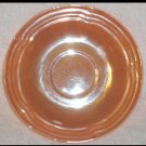 Fire King 3 Rings Peach Luster Saucer