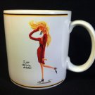 Sakura Stoneware Glamour Girls Coffee Mug, New