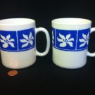 2 Arcopal Mugs, Made In France, Goregous!!