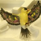 2004 Bradford Exchange Goldfinch Harmony Treasured Wings Collection MIB
