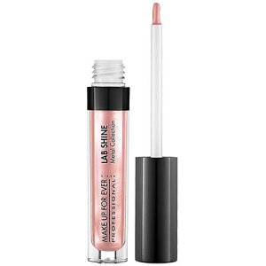 MAKE UP FOR EVER Lab Shine Lip Gloss Metal Collection - M16 - chrome frozen pink