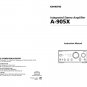 Onkyo A9070 A-9070 Operating Guide User Instructions