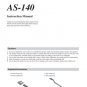 Onkyo AS1E AS-1E Operating Guide User Instructions