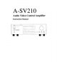 Onkyo ASV240 A-SV240 ASV-240 Operating Guide User Instructions