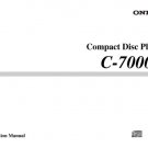 Onkyo C7030 C-7030 Operating Guide User Instructions