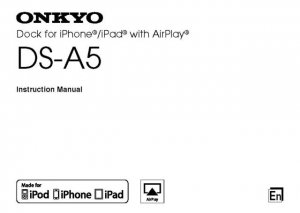 Onkyo DX230 DX-230 Operating Guide User Instructions
