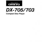 Onkyo DX704 DX-704 Operating Guide User Instructions