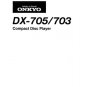 Onkyo DX706 DX-706 Operating Guide User Instructions