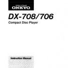 Onkyo DX710 DX-710 Operating Guide User Instructions