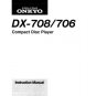Onkyo DX710 DX-710 Operating Guide User Instructions