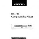 Onkyo DX7110 DX-7110 Operating Guide User Instructions