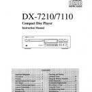 Onkyo DX7111 DX-7111 Operating Guide User Instructions