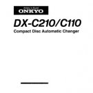 Onkyo DXC120 DX-C120 DXC-120 Operating Guide User Instructions