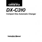 Onkyo DXC320 DX-C320 DXC-320 Operating Guide User Instructions
