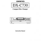 Onkyo DXC909 DX-C909 DXC-909 Operating Guide User Instructions