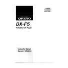 Onkyo DXF71 DX-F71 DXF-71 Operating Guide User Instructions