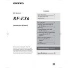 Onkyo UBT1 UBT-1 Operating Guide User Instructions
