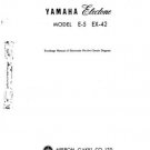 Yamaha E50 E-50 Service Manual