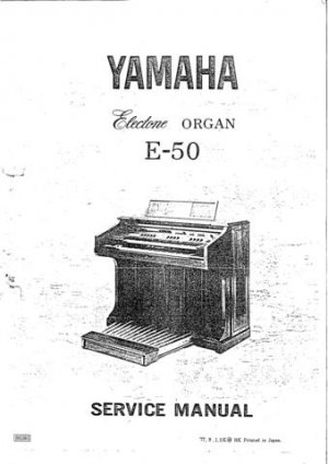 Yamaha EG012U EG-012U Service Manual