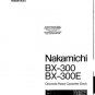 Nakamichi BX300E BX-300E Service Manual
