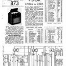 Vidor CN360A CN-360A Vintage Wireless Service Information