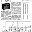 Vidor CN436 CN-436 Vintage Wireless Service Information