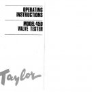 Taylor 45D Operating Guide