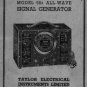 Taylor 68B Instructions with Schematics etc