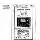 Taylor 85A Series 1 Instructions with Schematics etc