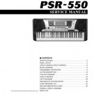 Yamaha PSR550 PSR-550 Service Manual
