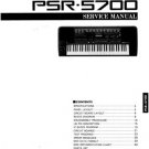 Yamaha PSR5700 PSR-5700 Service Manual