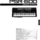 Yamaha PSR600 PSR-600 Service Manual