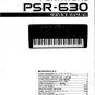 Yamaha PSR630 PSR-630 Service Manual