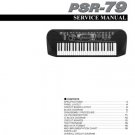 Yamaha PSR79 PSR-79 Service Manual