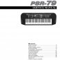 Yamaha PSR79 PSR-79 Service Manual