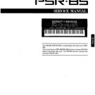 Yamaha PSR85 PSR-85 Service Manual