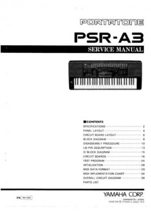 psr a3 yamaha