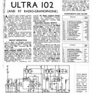 Ultra 97 Radiogram Repair Schematics etc