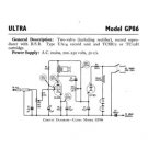 Ultra GP86 GP-86 RP Repair Schematics etc