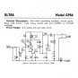 Ultra GP86 GP-86 RP Repair Schematics etc