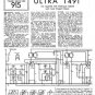 Ultra T491 T-491 Vintage Wireless Repair Schematics etc