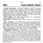 Ekco TRG252 TRG-252 RadiogramTechnical Repair Schematics etc