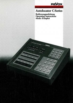 Revox C Series Autolocator Operating Guide
