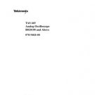 Tektronix TAS465 TAS-465 Above B02 Service Manual