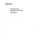 Tektronix TDS620 TDS-620 Performance Manual