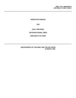 Military TO 33A1-10-242-1 Operating Guide
